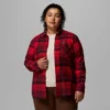 Camisa de manga larga de franela Calico Basin™ para mujer – Talla grande