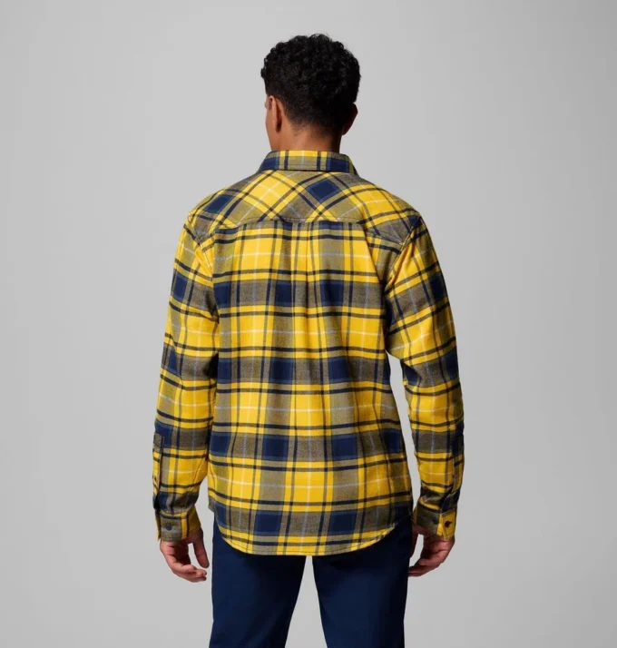 Camisa de manga larga de franela Collegiate Flare Gun™ para hombre – Michigan Camisa de manga larga de franela Collegiate Flare Gun™ para hombre – Michigan