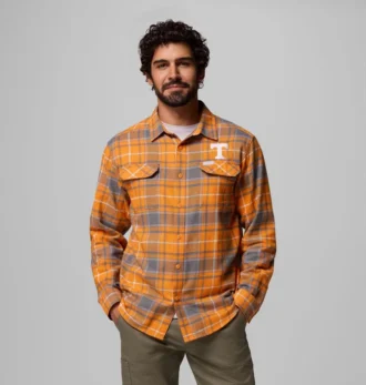 Camisa de manga larga de franela Collegiate Flare Gun™ para hombre – Tennessee