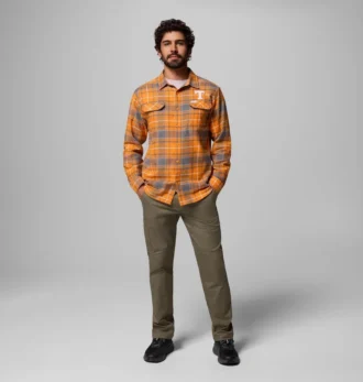 Camisa de manga larga de franela Collegiate Flare Gun™ para hombre – Tennessee