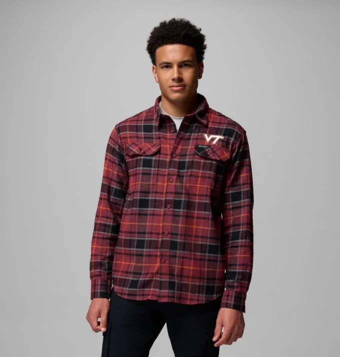 Camisa de manga larga de franela Collegiate Flare Gun™ para hombre – Virginia Tech Camisa de manga larga de franela Collegiate Flare Gun™ para hombre – Virginia Tech