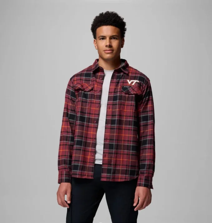 Camisa de manga larga de franela Collegiate Flare Gun™ para hombre – Virginia Tech Camisa de manga larga de franela Collegiate Flare Gun™ para hombre – Virginia Tech