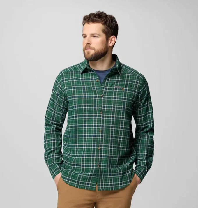 Camisa de manga larga de franela Cornell Woods™ para hombre