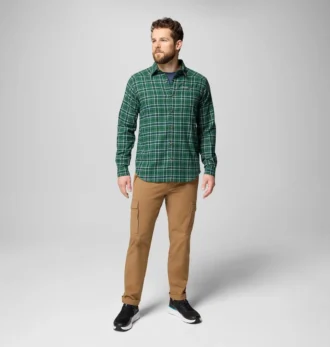 Camisa de manga larga de franela Cornell Woods™ para hombre