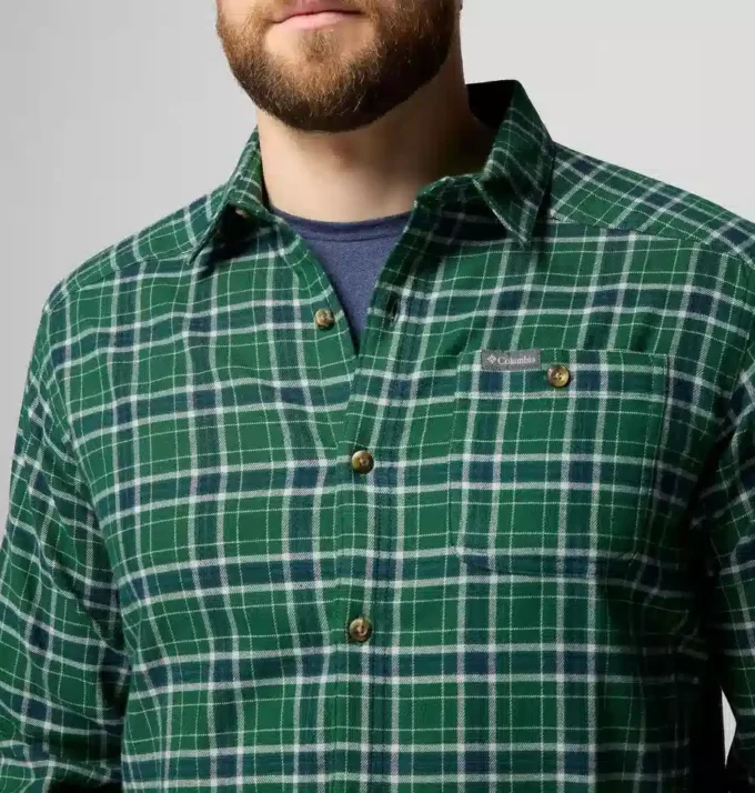 Camisa de manga larga de franela Cornell Woods™ para hombre