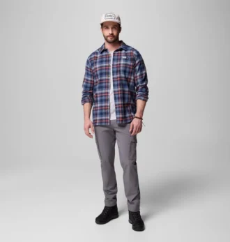 Camisa de manga larga de franela Cornell Woods™ para hombre – Tall