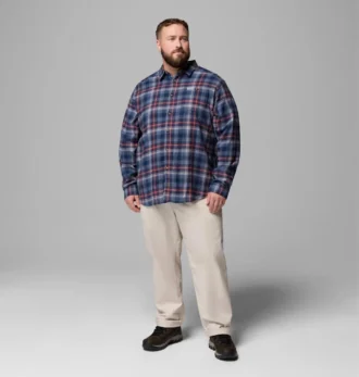 Camisa de manga larga de franela Cornell Woods™ para hombre – Talla grande