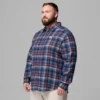 Camisa de manga larga de franela Cornell Woods™ para hombre – Talla grande
