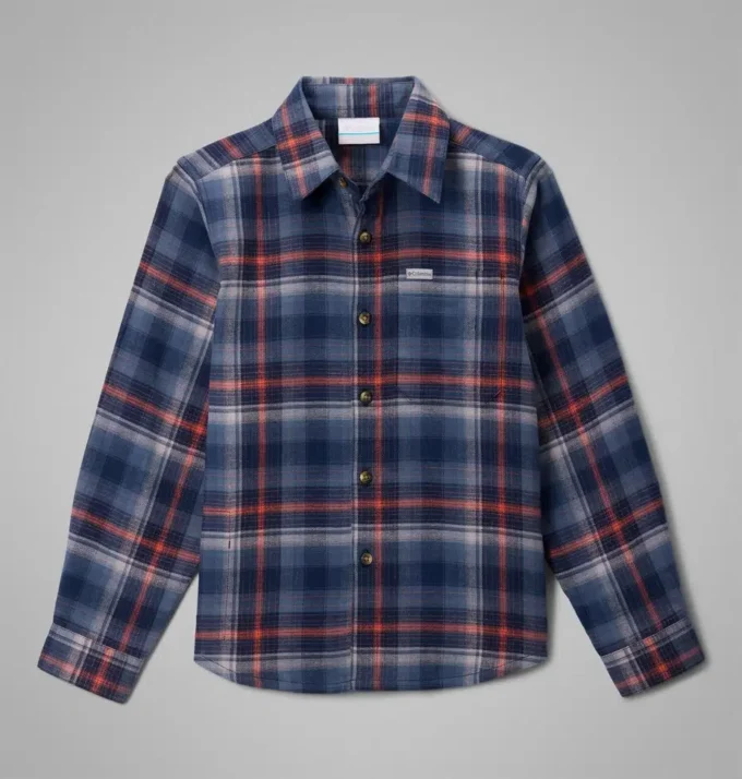 Camisa de manga larga de franela Cornell Woods™ para niño