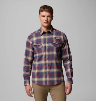 Camisa de manga larga de franela elástica PHG Roughtail™ para hombre