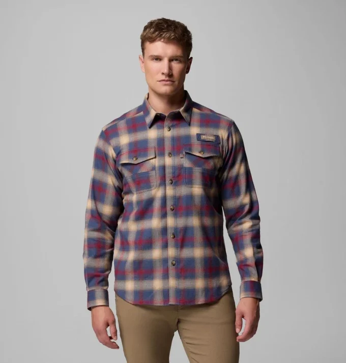 Camisa de manga larga de franela elástica PHG Roughtail™ para hombre