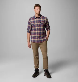 Camisa de manga larga de franela elástica PHG Roughtail™ para hombre