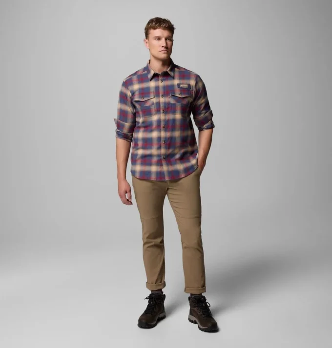 Camisa de manga larga de franela elástica PHG Roughtail™ para hombre