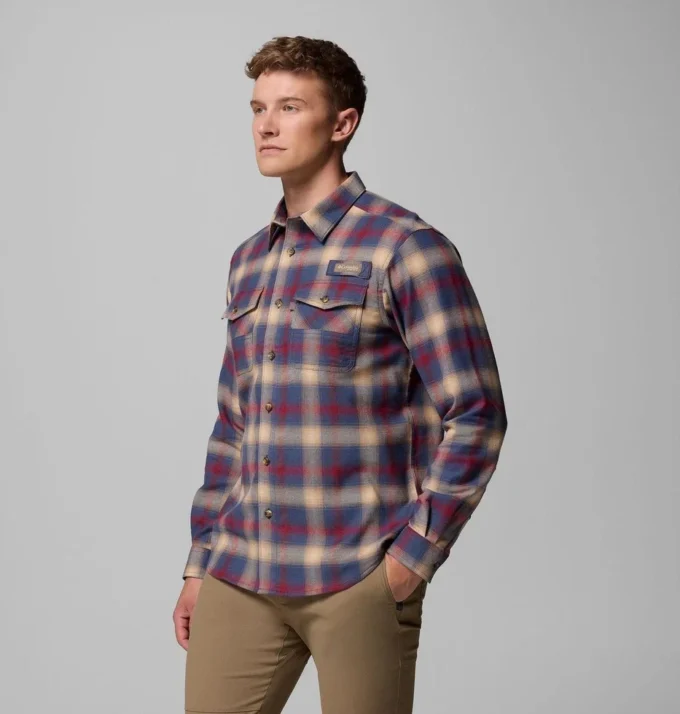 Camisa de manga larga de franela elástica PHG Roughtail™ para hombre