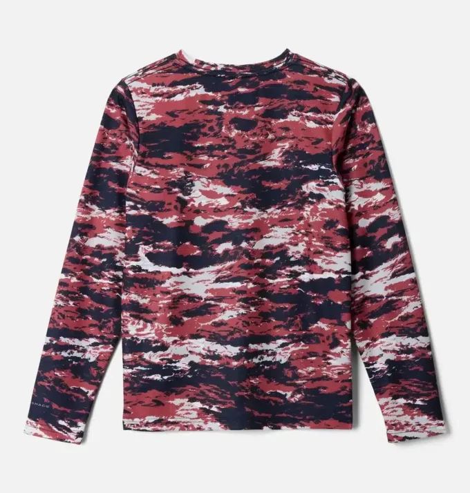 Camisa de manga larga estampada PFG Solar Stream™ para niño