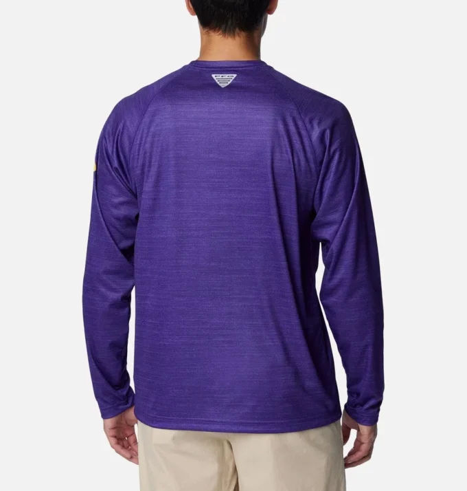 Camisa de manga larga Heather PFG Terminal Tackle™ para hombre – LSU Camisa de manga larga Heather PFG Terminal Tackle™ para hombre – LSU