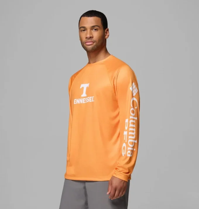 Camisa de manga larga Heather PFG Terminal Tackle™ para hombre – Tennessee Camisa de manga larga Heather PFG Terminal Tackle™ para hombre – Tennessee