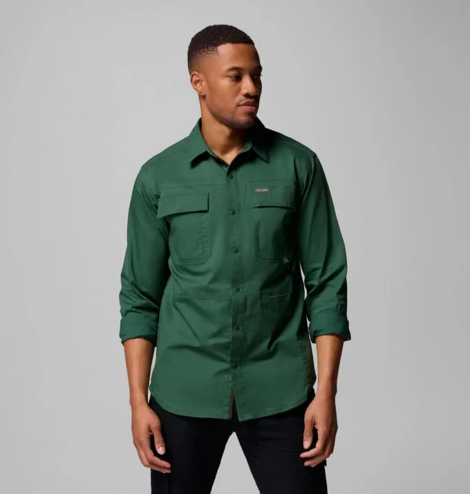 Camisa de manga larga Landroamer™ Twill para hombre Camisa de manga larga Landroamer™ Twill para hombre