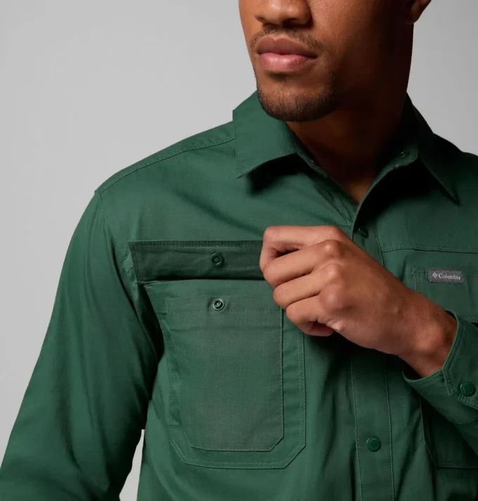 Camisa de manga larga Landroamer™ Twill para hombre Camisa de manga larga Landroamer™ Twill para hombre