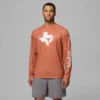 Camisa de manga larga Men Collegiate PFG Terminal Tackle™ Heather – Texas Camisa de manga larga Men Collegiate PFG Terminal Tackle™ Heather – Texas