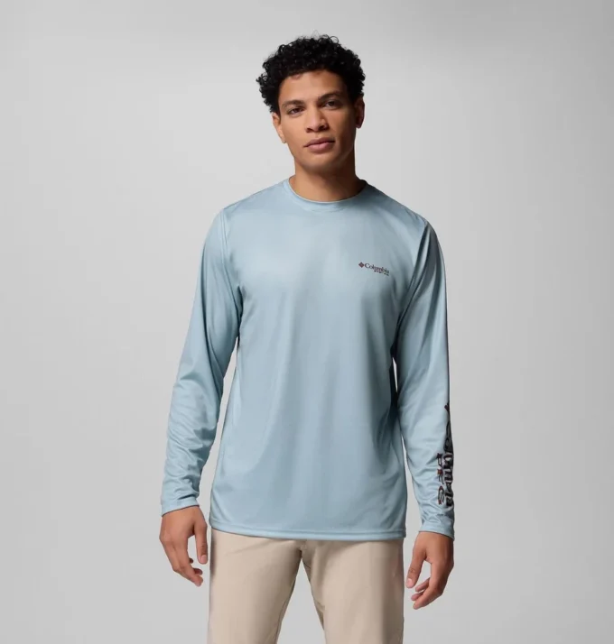 Camisa de manga larga Men Terminal Tackle PFG™ Border Hex Camisa de manga larga Men Terminal Tackle PFG™ Border Hex