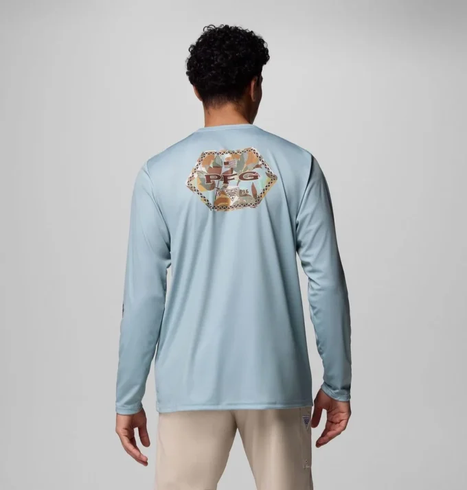 Camisa de manga larga Men Terminal Tackle PFG™ Border Hex Camisa de manga larga Men Terminal Tackle PFG™ Border Hex