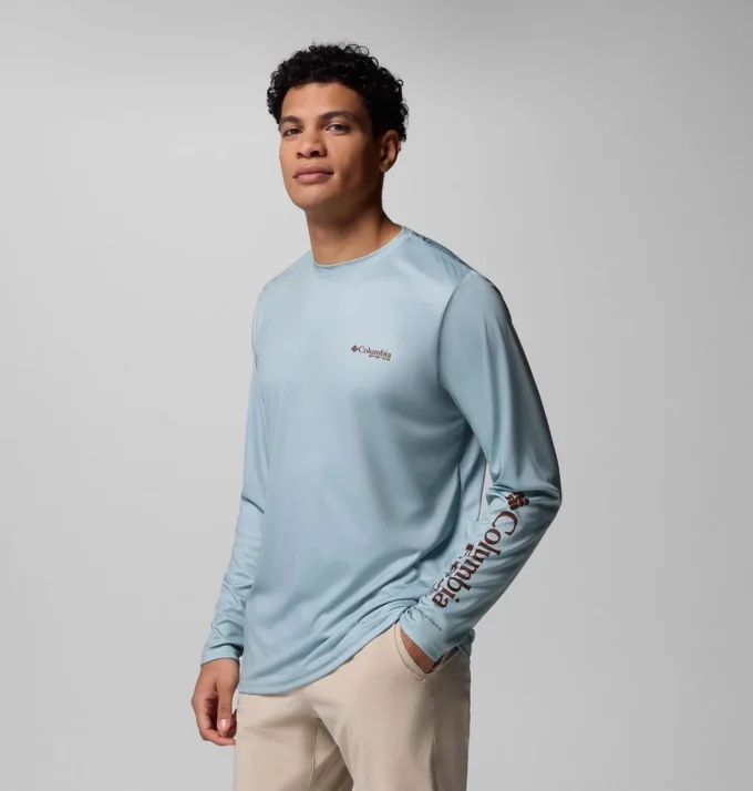 Camisa de manga larga Men Terminal Tackle PFG™ Border Hex Camisa de manga larga Men Terminal Tackle PFG™ Border Hex
