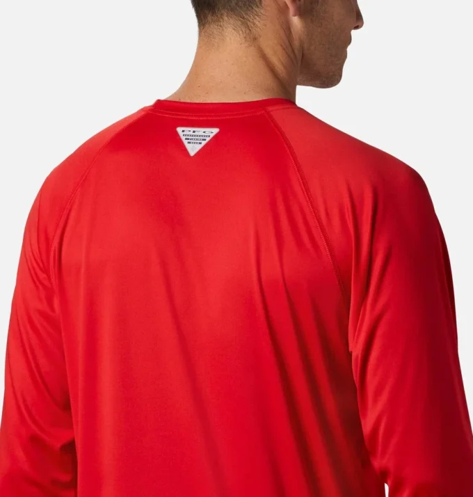 Camisa de manga larga para hombre Collegiate PFG Terminal Tackle – Georgia Camisa de manga larga para hombre Collegiate PFG Terminal Tackle – Georgia