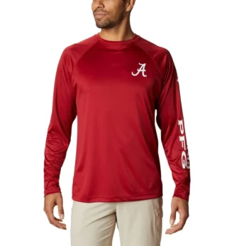 Camisa de manga larga para hombre Collegiate PFG Terminal Tackle™ – Tall – Alabama
