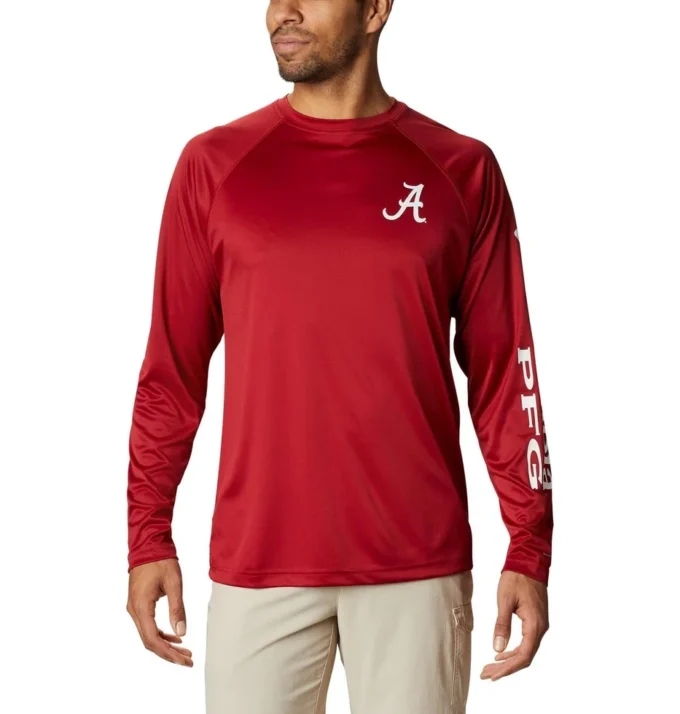 Camisa de manga larga para hombre Collegiate PFG Terminal Tackle™ – Tall – Alabama