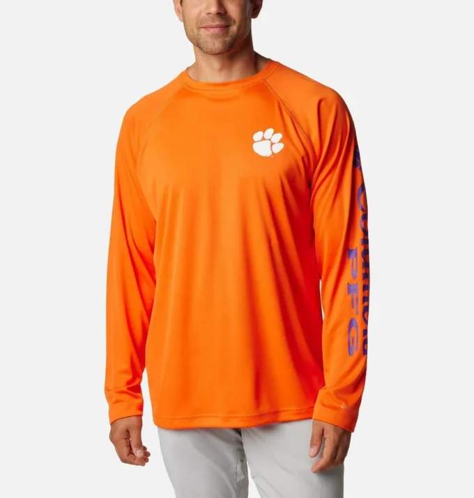 Camisa de manga larga para hombre PFG Terminal Tackle – Clemson Camisa de manga larga para hombre PFG Terminal Tackle – Clemson