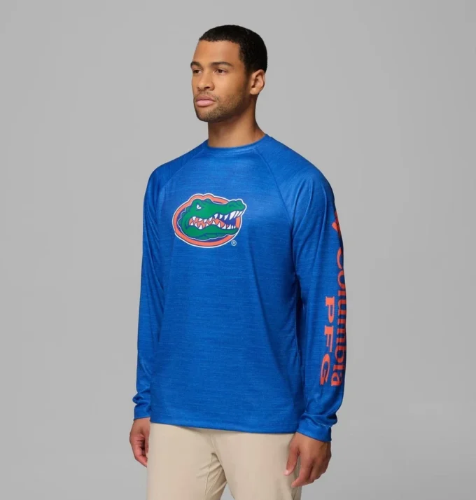 Camisa de manga larga para hombre PFG Terminal Tackle™ Heather – Florida