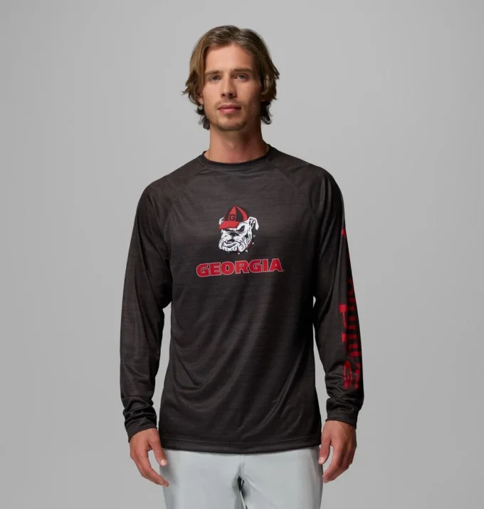 Camisa de manga larga para hombre PFG Terminal Tackle™ Heather – Georgia Camisa de manga larga para hombre PFG Terminal Tackle™ Heather – Georgia
