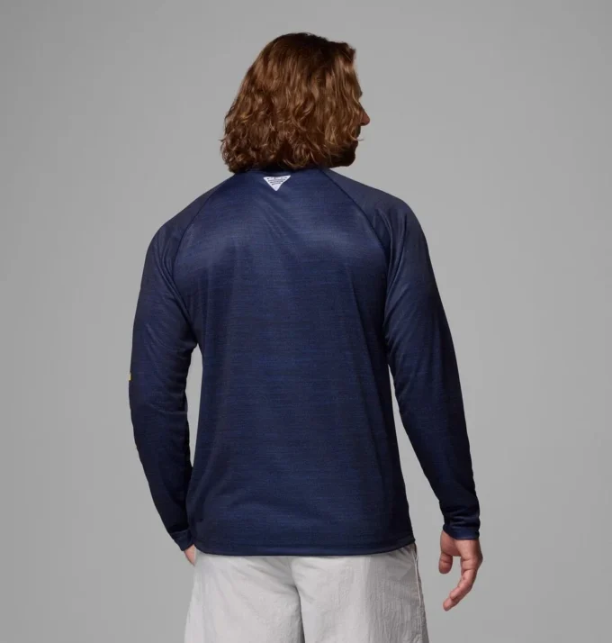 Camisa de manga larga para hombre PFG Terminal Tackle™ Heather – Michigan Camisa de manga larga para hombre PFG Terminal Tackle™ Heather – Michigan