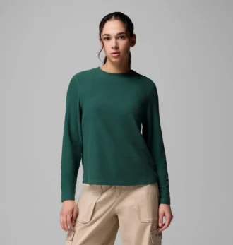 Camisa de manga larga para mujer Brea Falls™ Grid Crew