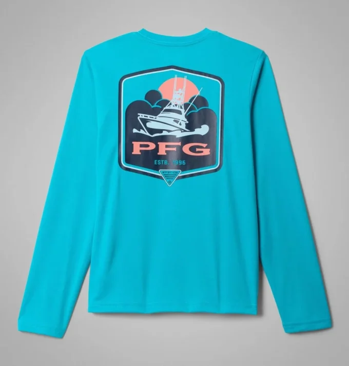 Camisa de manga larga PFG™ Fish Bars de Terminal Tackle para niño Camisa de manga larga PFG™ Fish Bars de Terminal Tackle para niño