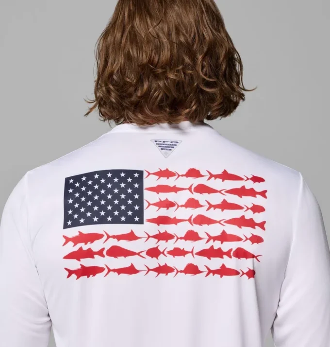 Camisa de manga larga PFG Fish Flag™ de Terminal Tackle para hombre Camisa de manga larga PFG Fish Flag™ de Terminal Tackle para hombre