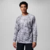 Camisa de manga larga PFG Super Solar Stream™ Border Hex para hombre
