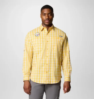 Camisa de manga larga PFG Super Tamiami™ para hombre – Pittsburgh Steelers