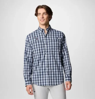 Camisa de manga larga PFG Super Tamiami™ para hombre – Tennessee Titans