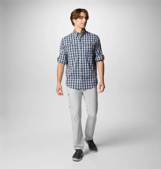 Camisa de manga larga PFG Super Tamiami™ para hombre – Tennessee Titans Camisa de manga larga PFG Super Tamiami™ para hombre – Tennessee Titans