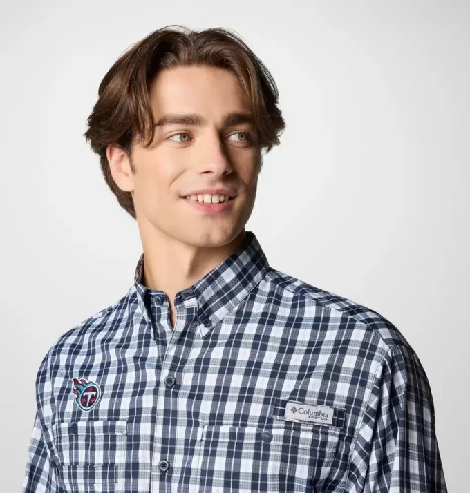 Camisa de manga larga PFG Super Tamiami™ para hombre – Tennessee Titans Camisa de manga larga PFG Super Tamiami™ para hombre – Tennessee Titans