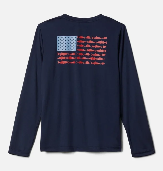 Camisa de manga larga PFG Terminal Tackle™ Fish Flag para niño Camisa de manga larga PFG Terminal Tackle™ Fish Flag para niño