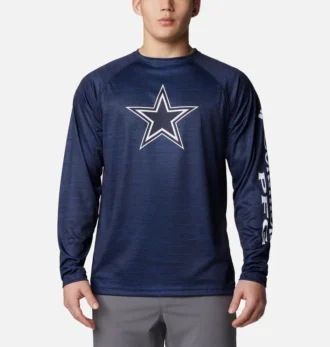 Camisa de manga larga PFG Terminal Tackle™ Heather para hombre – Dallas