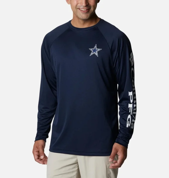 Camisa de manga larga PFG Terminal Tackle™ para hombre – Dallas Cowboys
