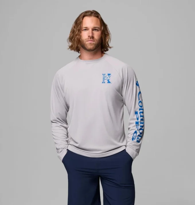 Camisa de manga larga PFG Terminal Tackle™ para hombre, estilo universitario, Kentucky