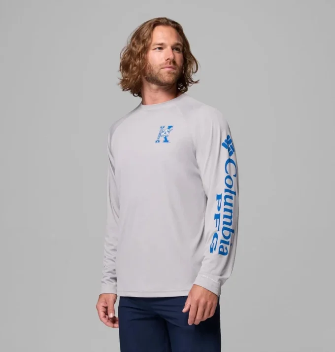 Camisa de manga larga PFG Terminal Tackle™ para hombre, estilo universitario, Kentucky