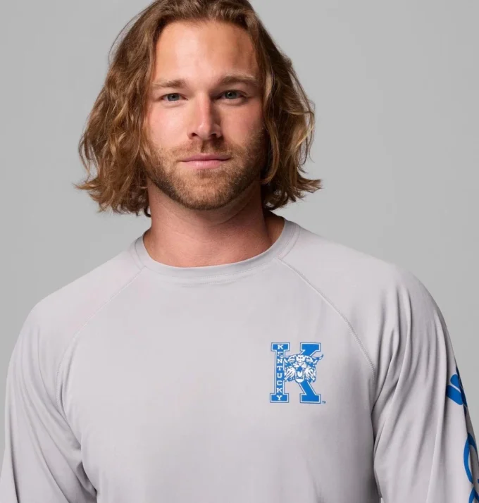 Camisa de manga larga PFG Terminal Tackle™ para hombre, estilo universitario, Kentucky