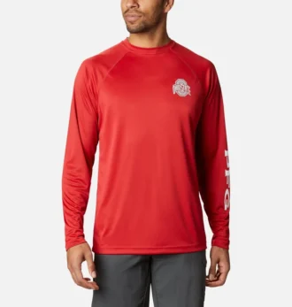 Camisa de manga larga PFG Terminal Tackle™ para hombre – Ohio State