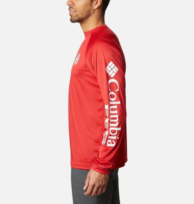 Camisa de manga larga PFG Terminal Tackle™ para hombre – Ohio State